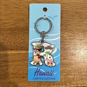 Hello Kitty Hawaii Limited Edition Keychain - Letter R